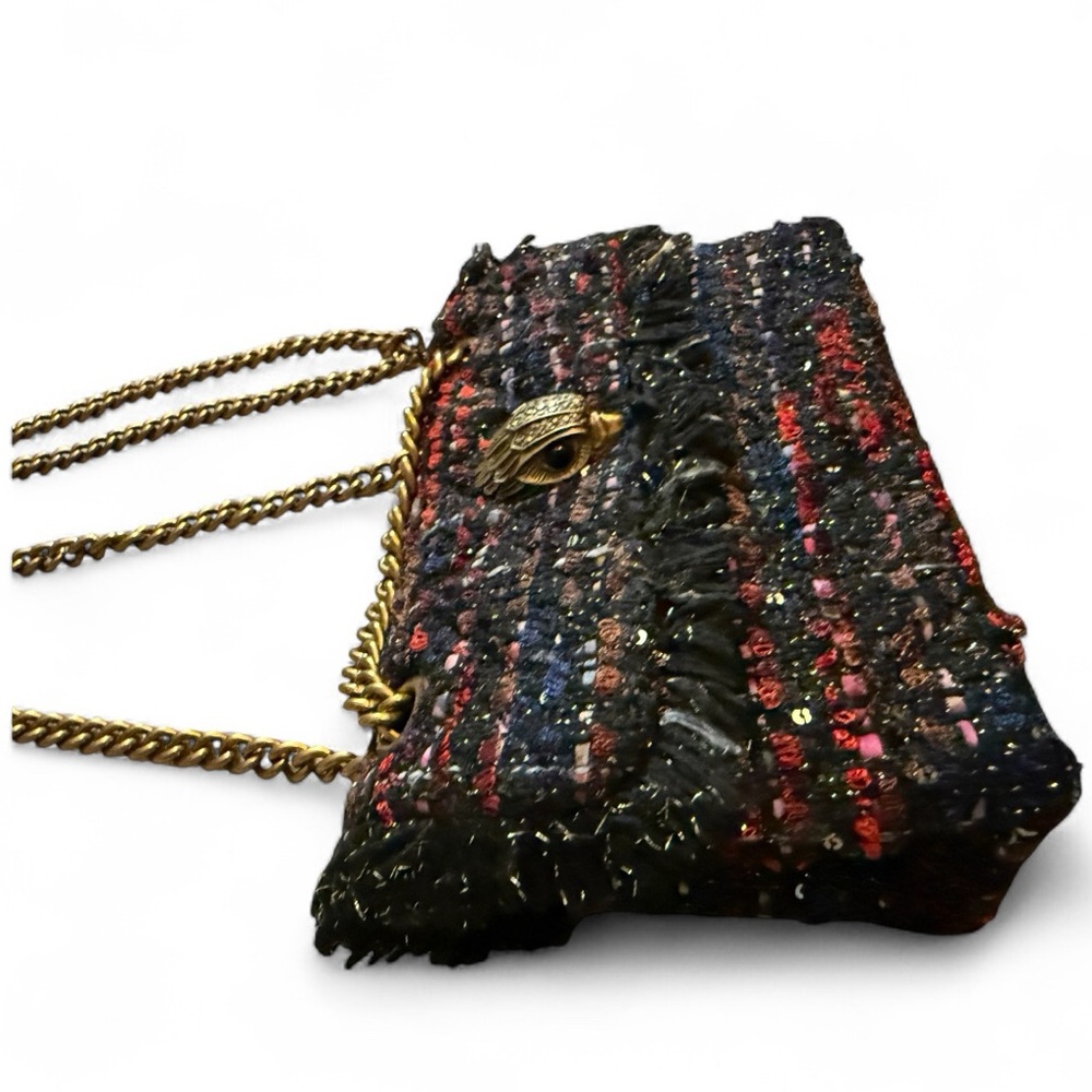 Kurt Geiger London Mini Tweed Kensington Bag EUC - Picture 5 of 8